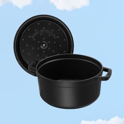 24 cm | black | round | cast iron