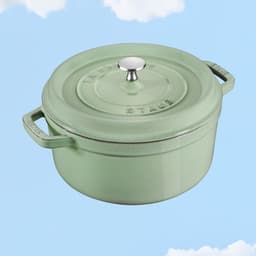 26 cm | sage | round | cast iron