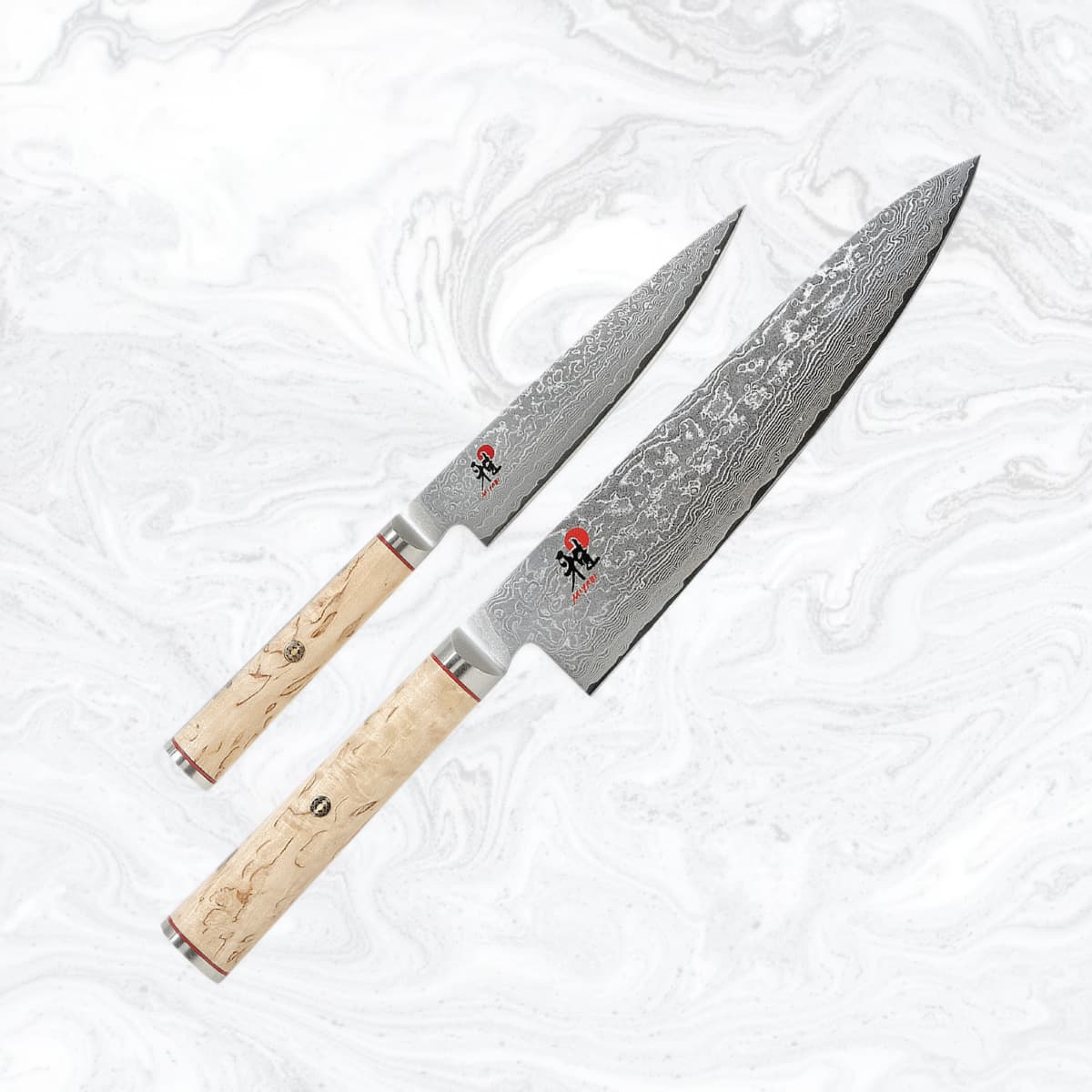 BIRCHWOOD 5000MCD Knife set, 2-pcs
