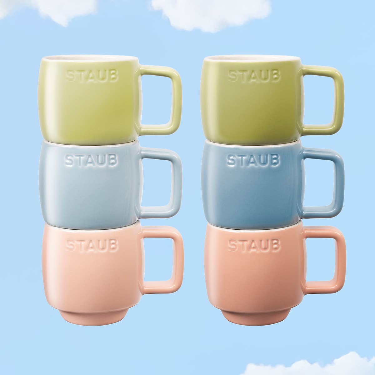 CERAMICS Mug set macaron