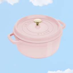 24 cm | sorbet rose | round | cast iron
