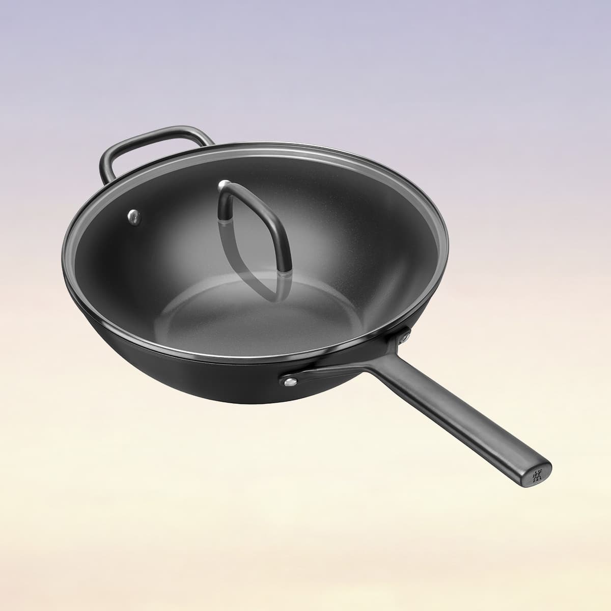 MILANO Wok with glass lid