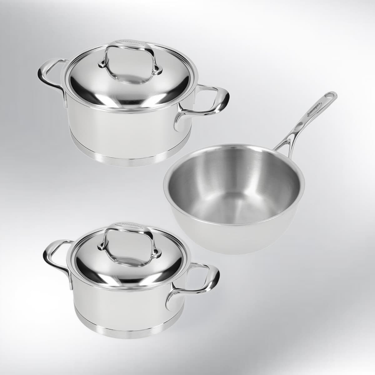 ATLANTIS 7 Pot set 3-pcs