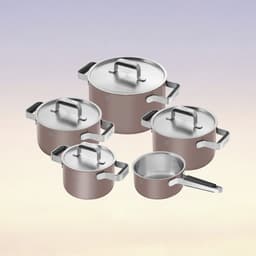 5-pcs | round | 18/10 stainless steel | Rose